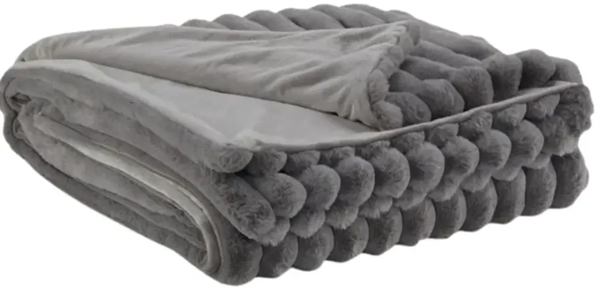 Signature Design by Ashley® Alsonwell 3-Piece Gray Throw Blanket Set