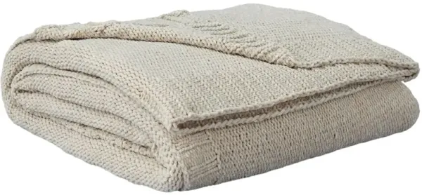 Signature Design by Ashley® Anawood Oatmeal Throw Blanket