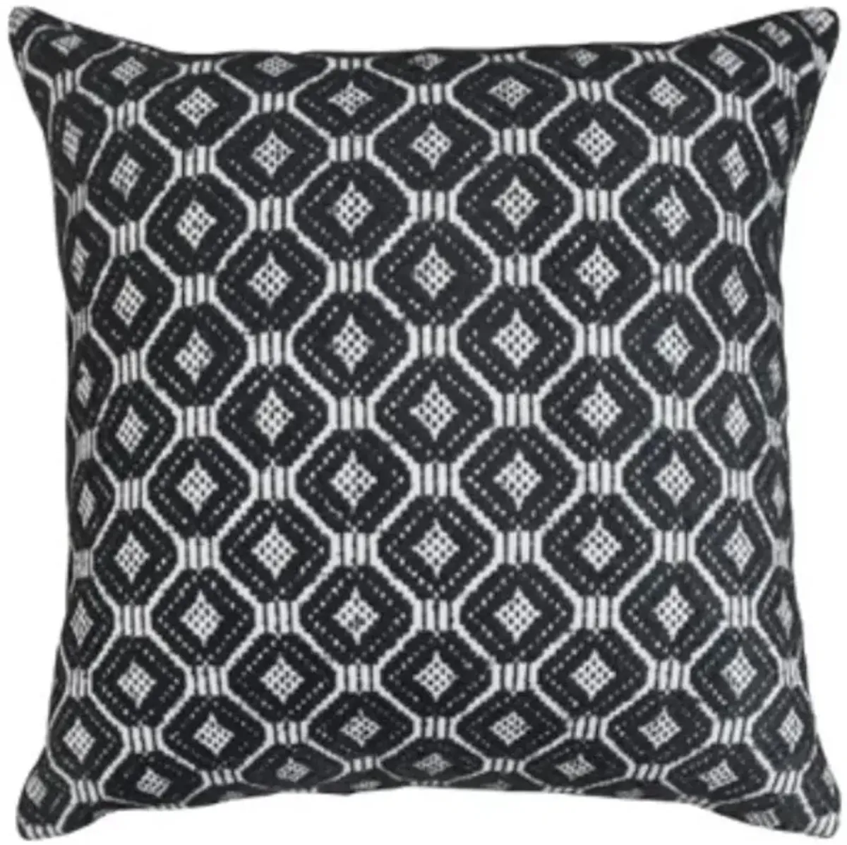 Signature Design by Ashley® Abra Black/Ivory Throw Pillow