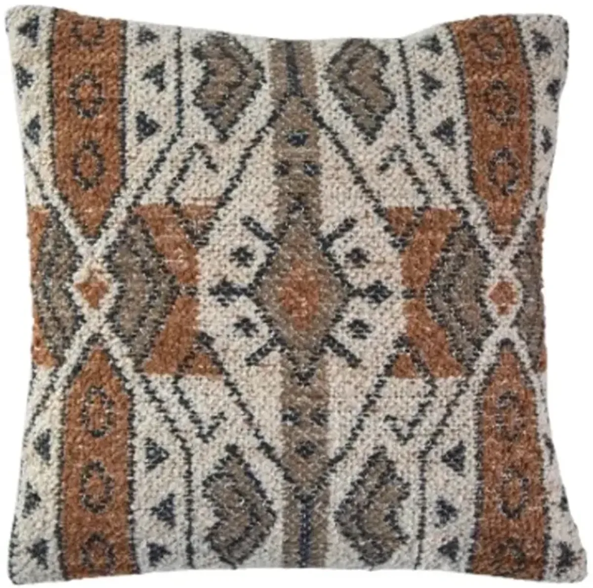 Signature Design by Ashley® Kierenworth Black/Ivory/Sienna Throw Pillow