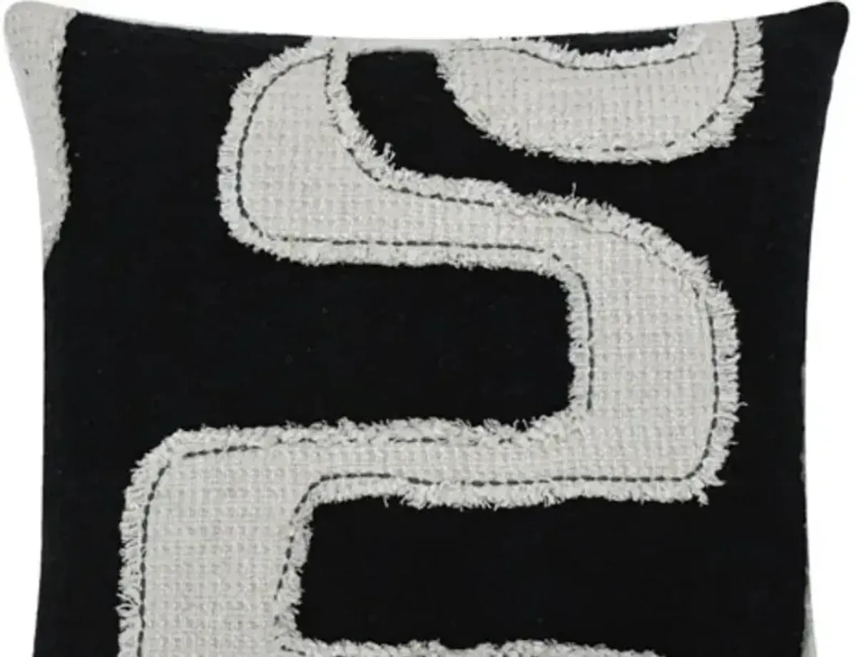 Signature Design by Ashley® Veerbank Black/Beige Throw Pillow