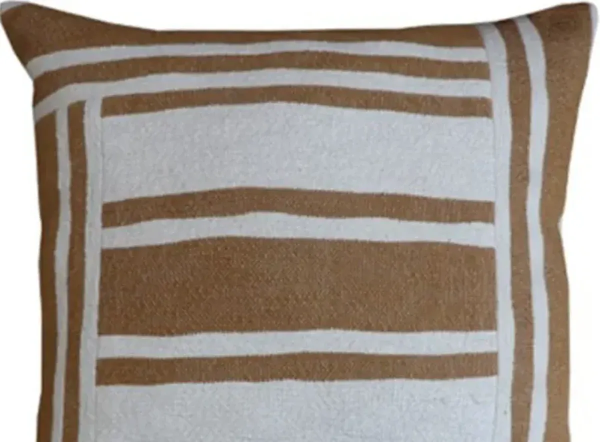 Signature Design by Ashley® Darrman Ivory/Ochre Throw Pillow