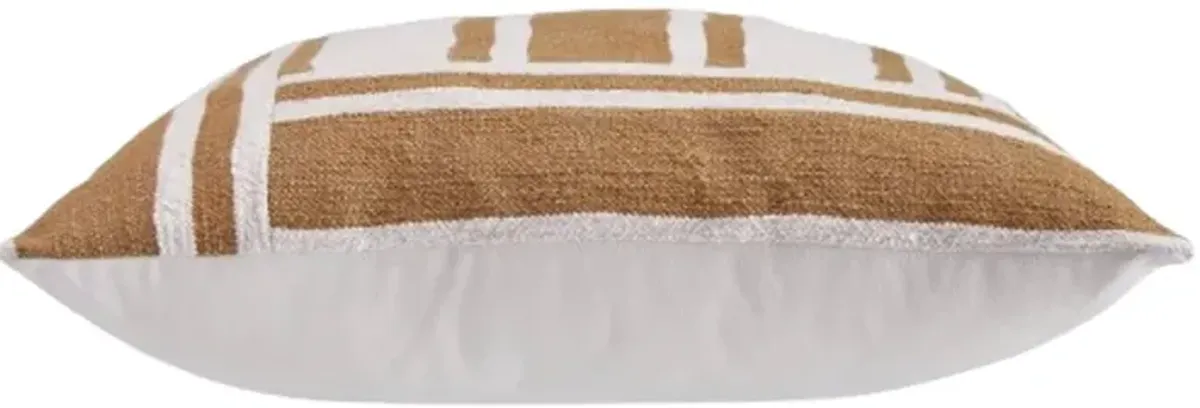 Signature Design by Ashley® Darrman Ivory/Ochre Throw Pillow