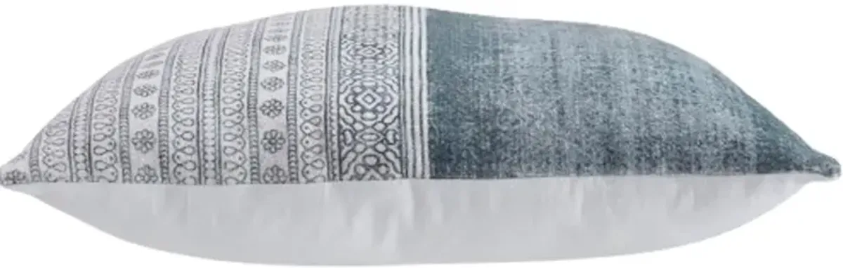 Signature Design by Ashley® Harperville Blue/White Throw Pillow