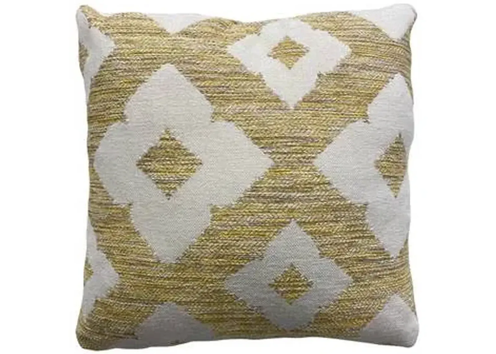 Signature Design by Ashley® Brockner Gold/White 18" Throw Pillow