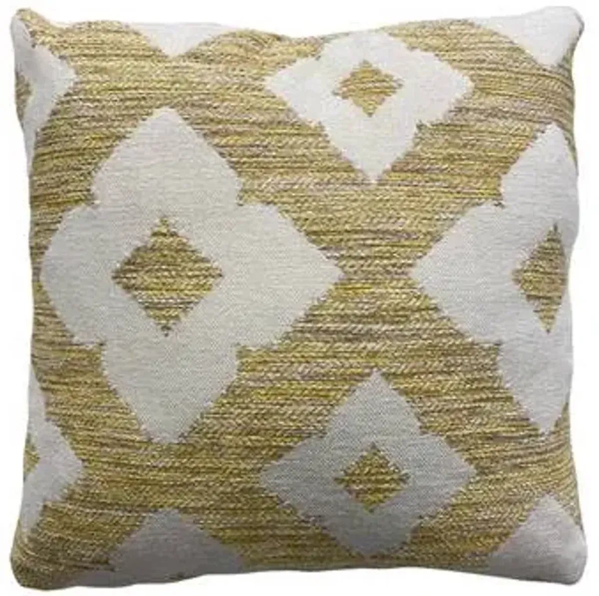 Signature Design by Ashley® Brockner Gold/White 18" Throw Pillow