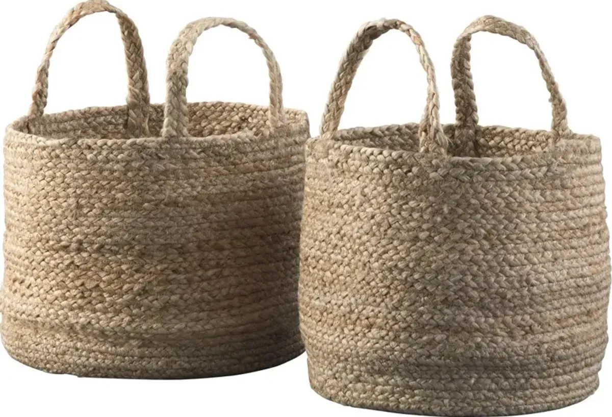 Signature Design by Ashley® Brayton 2-Piece Natural Baskets