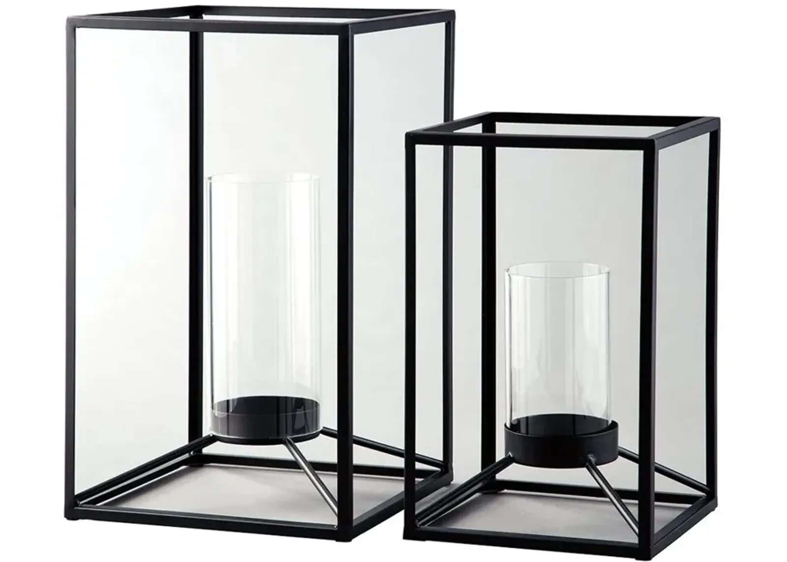 Signature Design by Ashley® Dimtrois 2-Piece Black Lantern Set