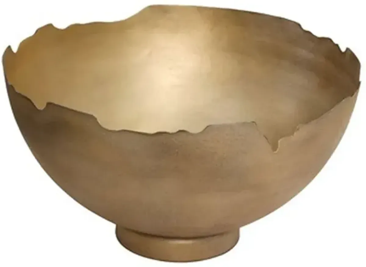 Signature Design by Ashley® Maura Antique Gold Bowl