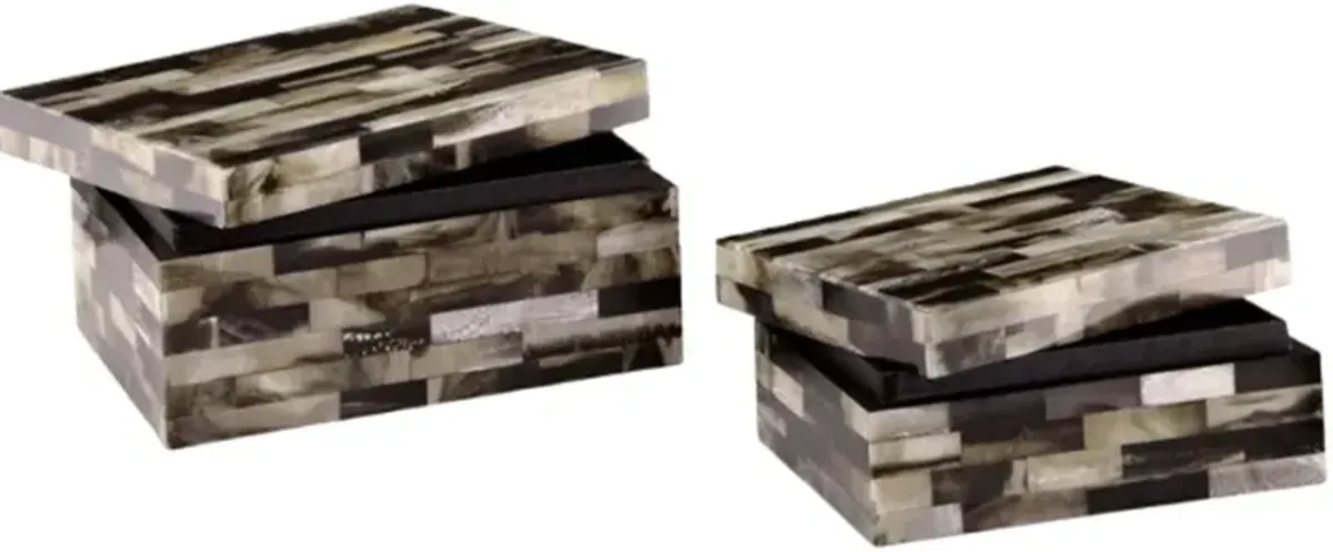 Signature Design by Ashley® Ellford 2-Piece Black/Brown/Cream Box Set