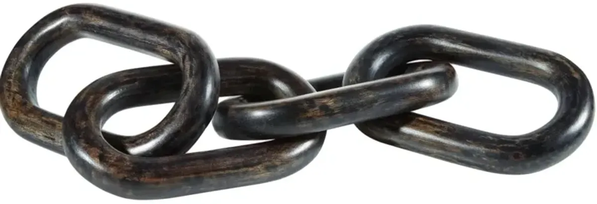 Signature Design by Ashley® Mardelby Distressed Black Sculpture