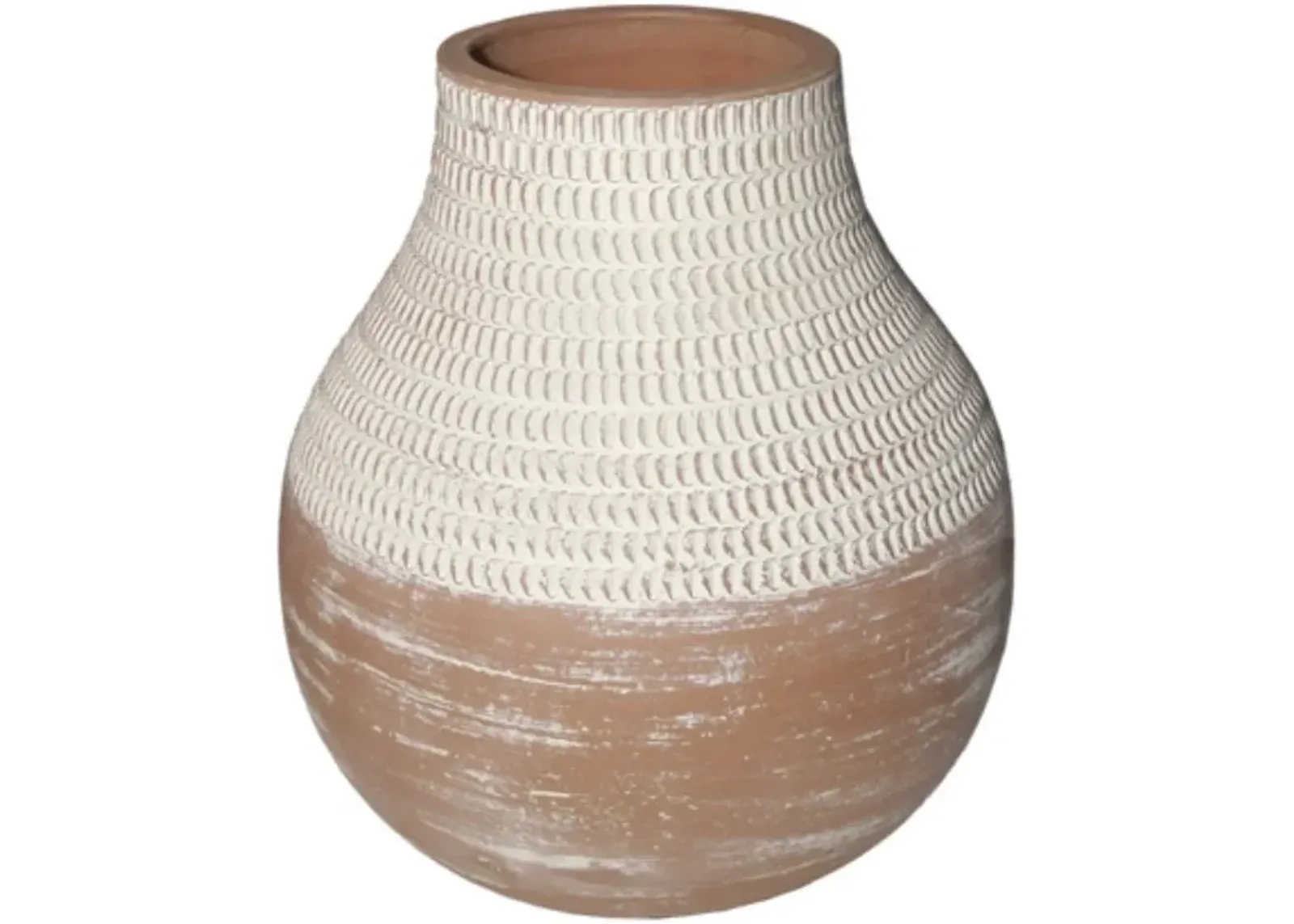 Signature Design by Ashley® Reclove Distressed White Vase