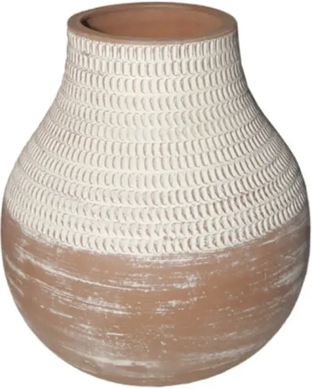 Signature Design by Ashley® Reclove Distressed White Vase