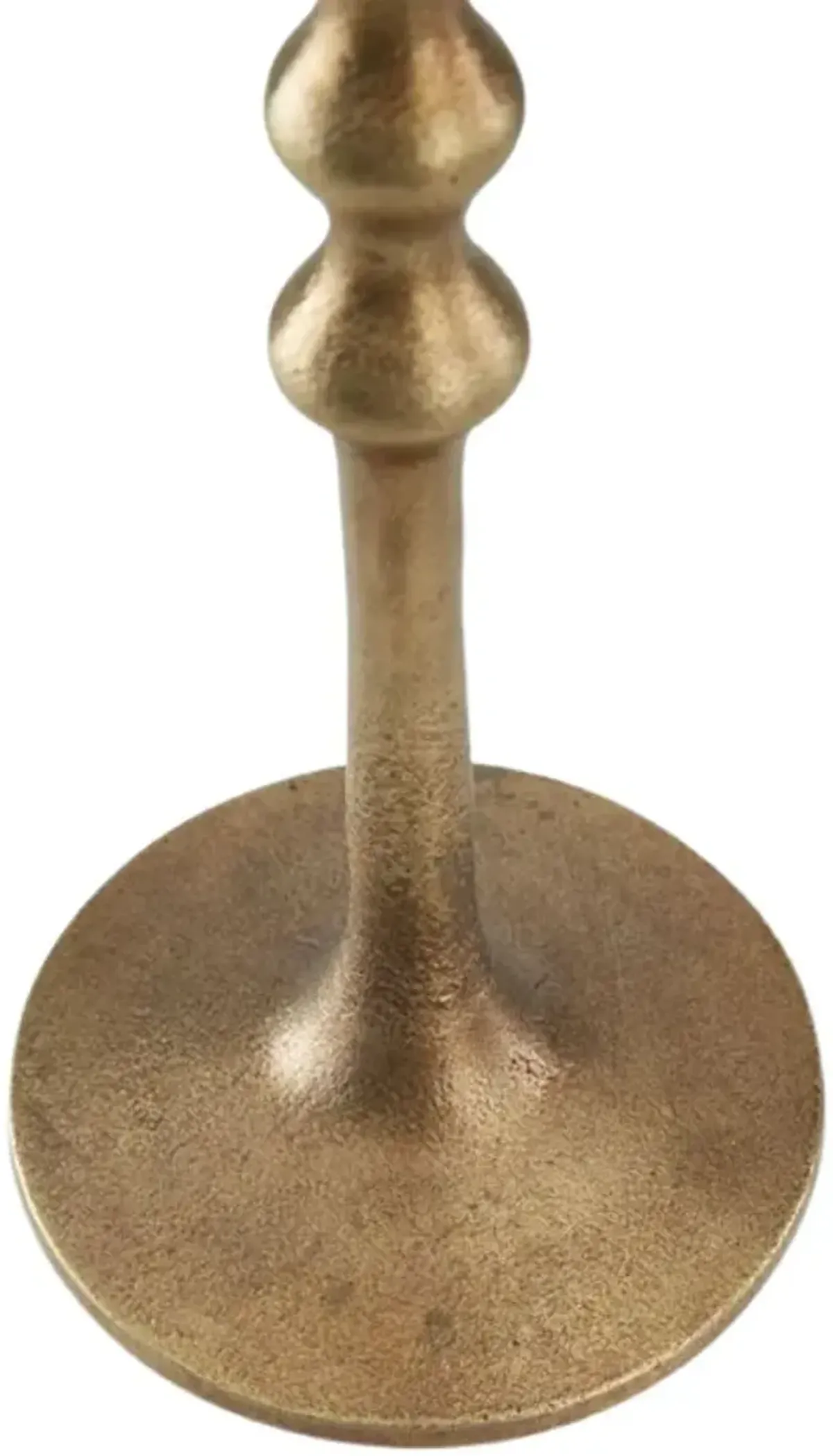 Signature Design by Ashley® Larwick 2-Piece Antique Brass Candle Holder Set