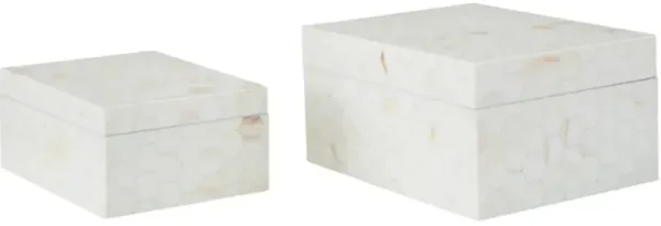 Signature Design by Ashley® Aldenburg 2-Piece Cream Box Set