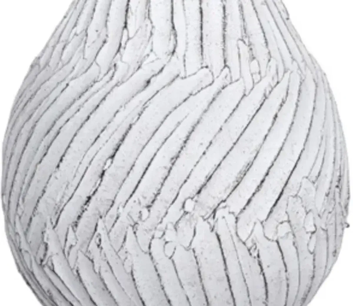 Signature Design by Ashley® Shelvie Distressed White 12" Vase