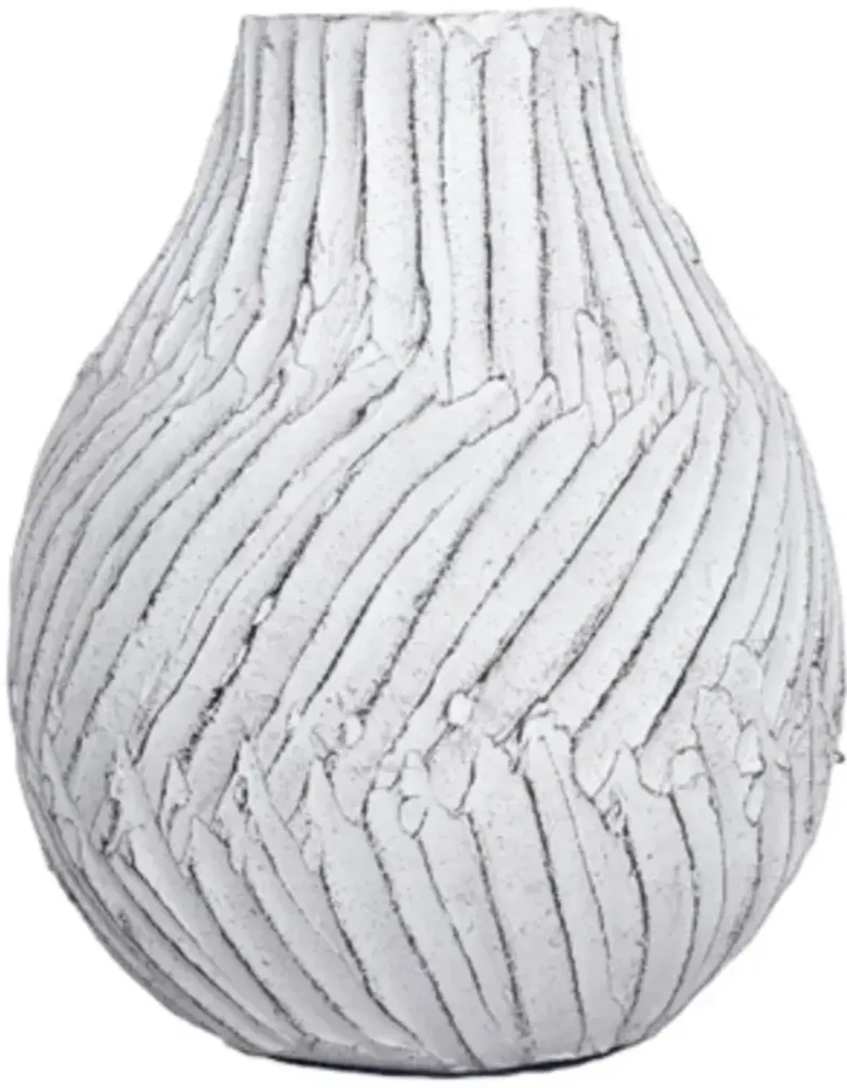 Signature Design by Ashley® Shelvie Distressed White 12" Vase