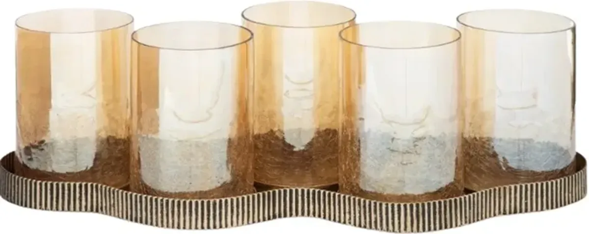 Signature Design by Ashley® Evereton Antique Gold Candle Holder