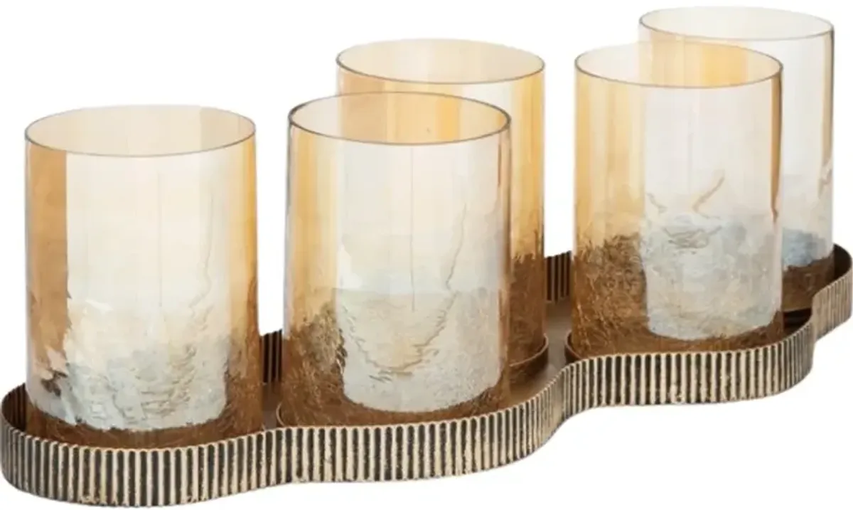 Signature Design by Ashley® Evereton Antique Gold Candle Holder
