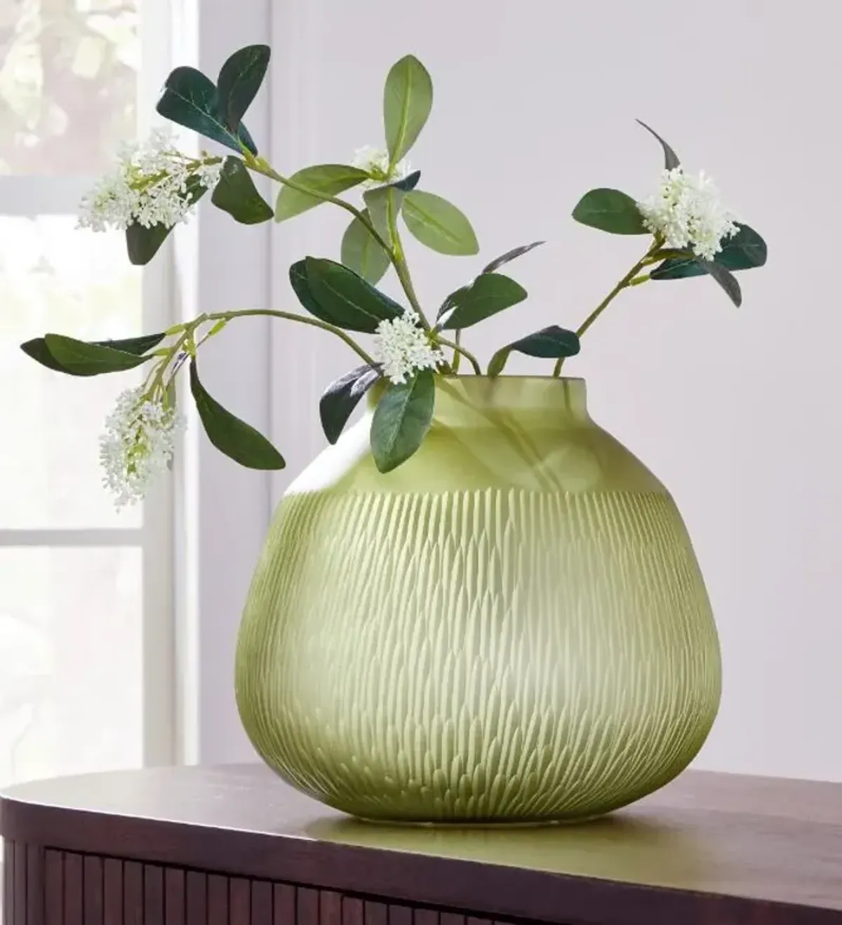 Signature Design by Ashley® Scottyard Olive Green 10" Vase