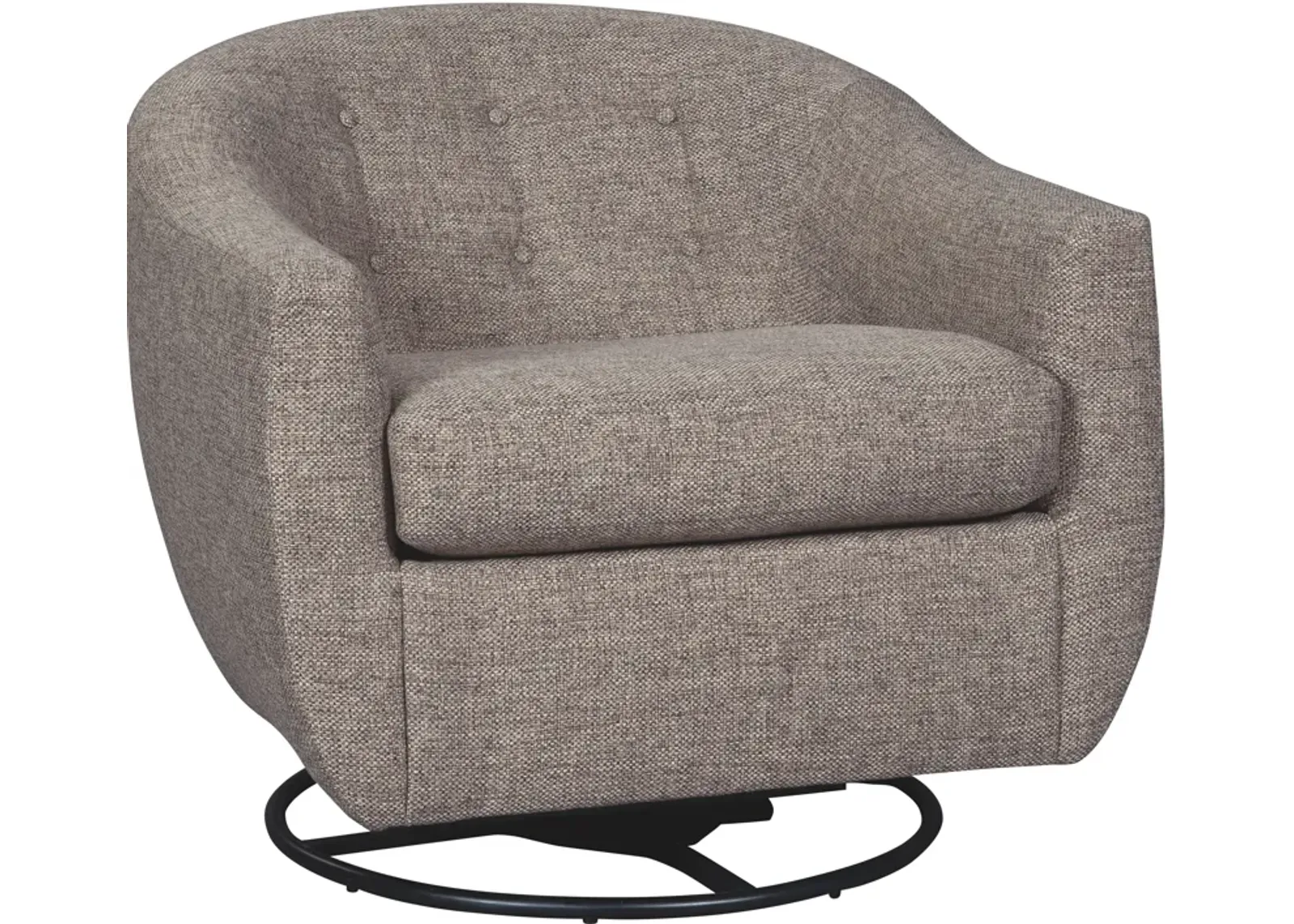 Signature Design by Ashley® Upshur Taupe Swivel Glider Accent Chair