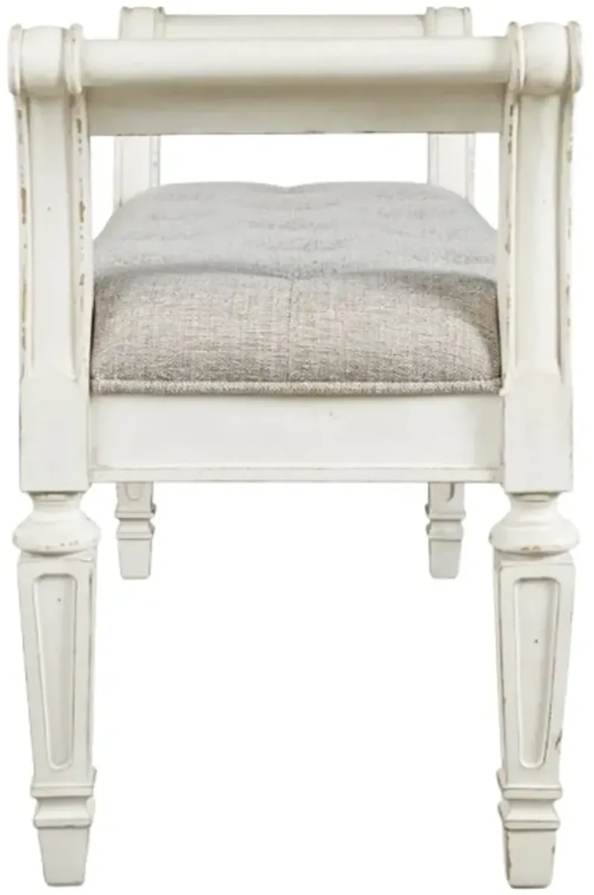 Signature Design by Ashley® Realyn Antique White Accent Bench