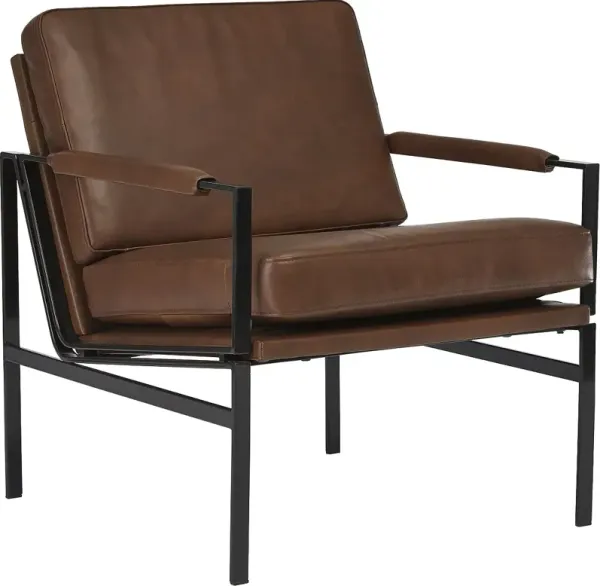 Signature Design by Ashley® Puckman Brown/Silver Accent Chair