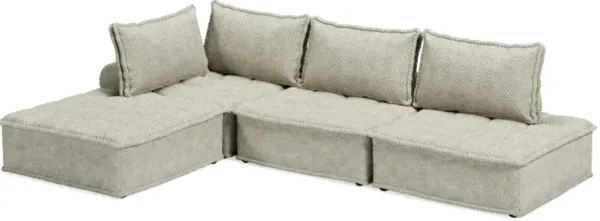 Signature Design by Ashley® Bales 4-Piece Taupe Sectional