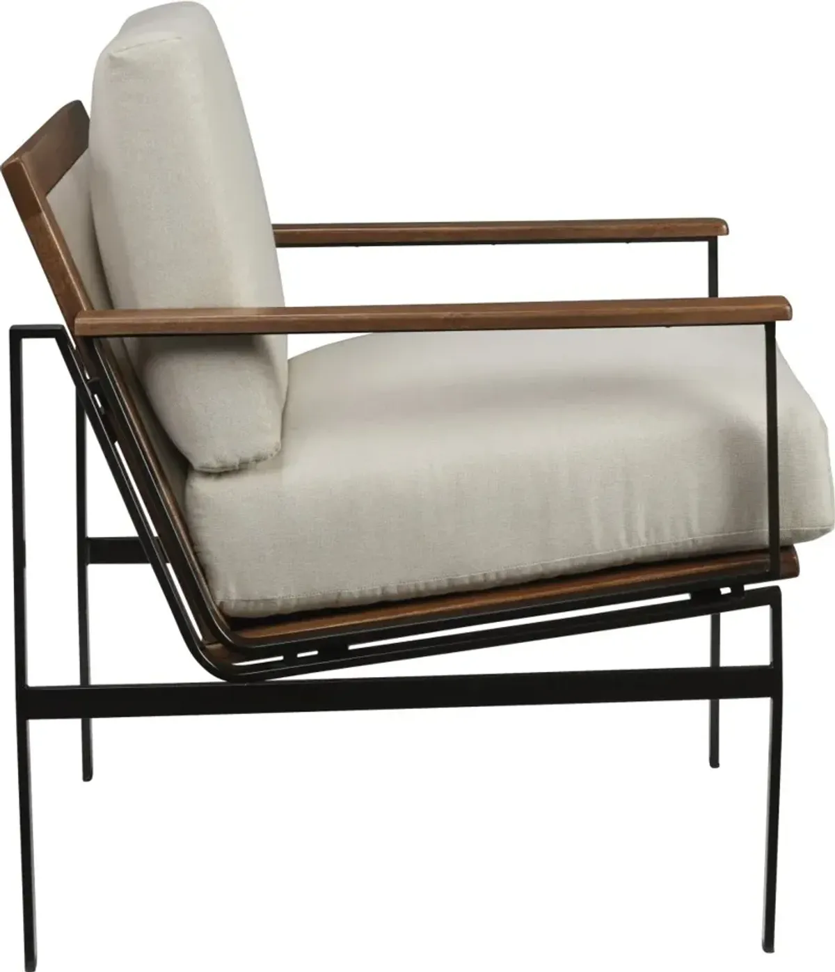 Signature Design by Ashley® Tilden Ivory/Brown Accent Chair