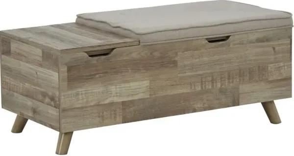Signature Design by Ashley® Gerdanet Beige/Brown Storage Bench
