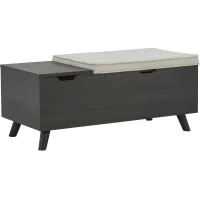 Signature Design by Ashley® Yarlow Gray/Linen Storage Bench