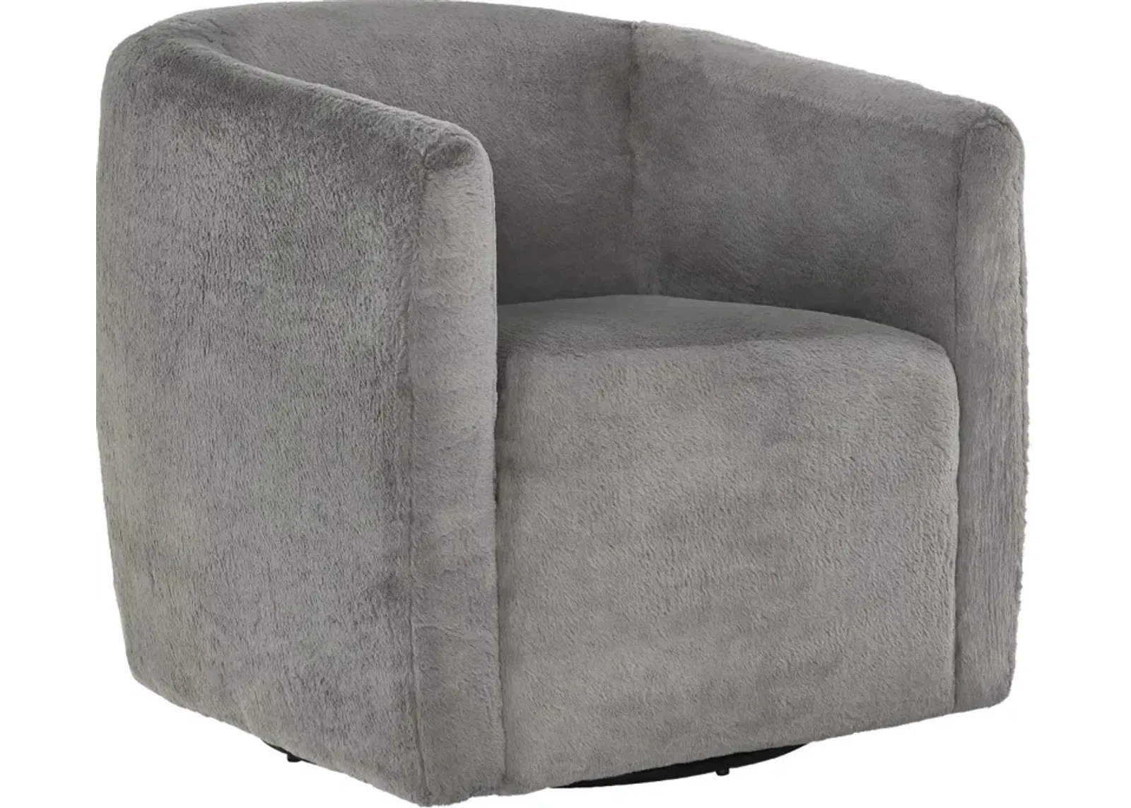 Signature Design by Ashley® Bramner Charcoal Swivel Accent Chair