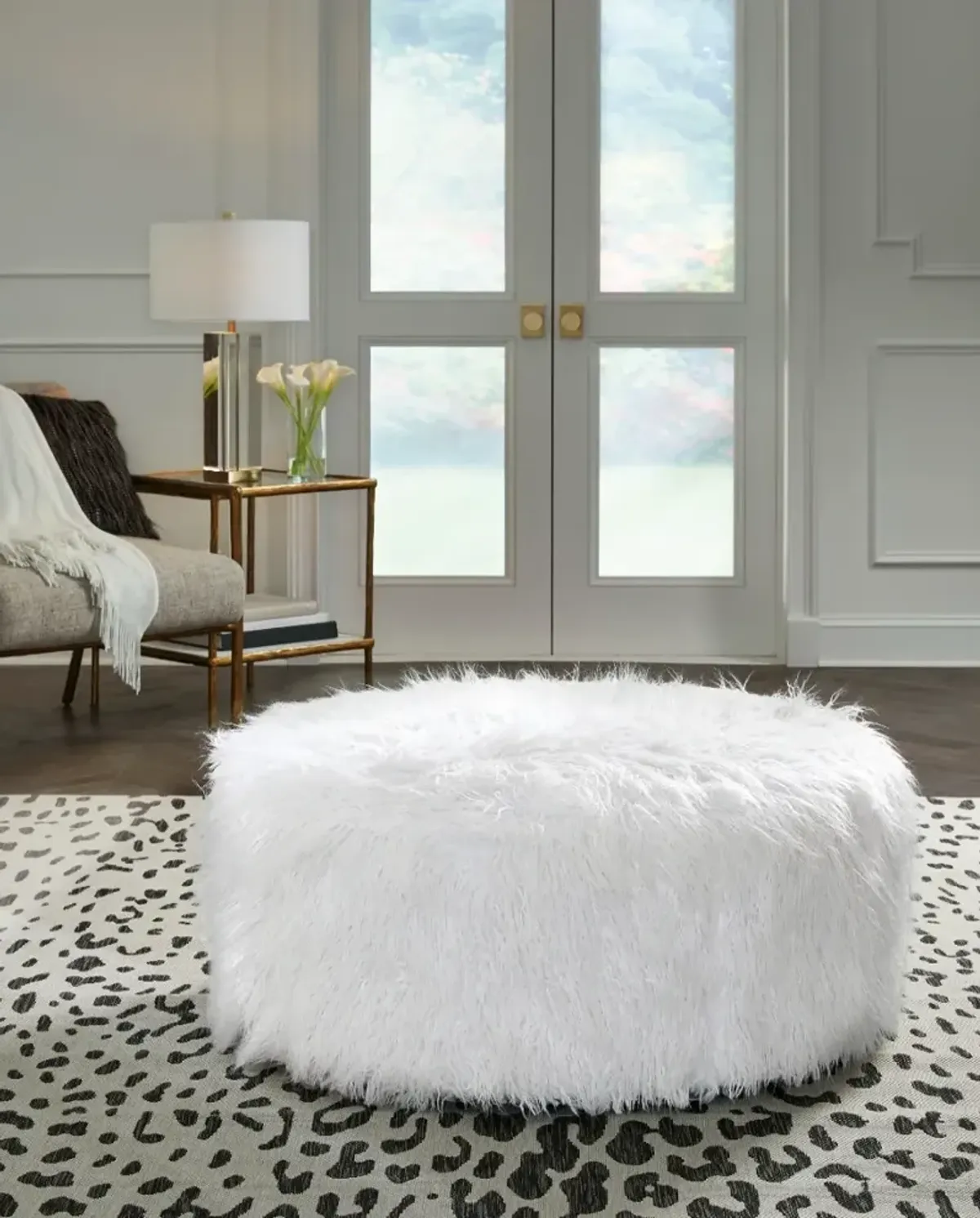 Signature Design by Ashley® Galice White Oversized Accent Ottoman