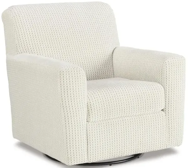 Signature Design by Ashley® Herstow Ivory Swivel Glider Accent Chair