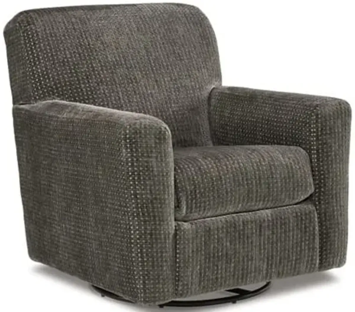 Signature Design by Ashley® Herstow Charcoal Swivel Glider Chair