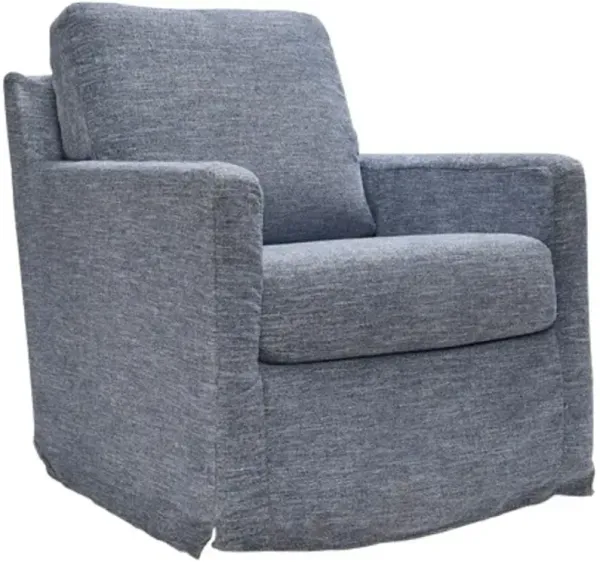 Signature Design by Ashley® Nenana Denim Swivel Glider Accent Chair
