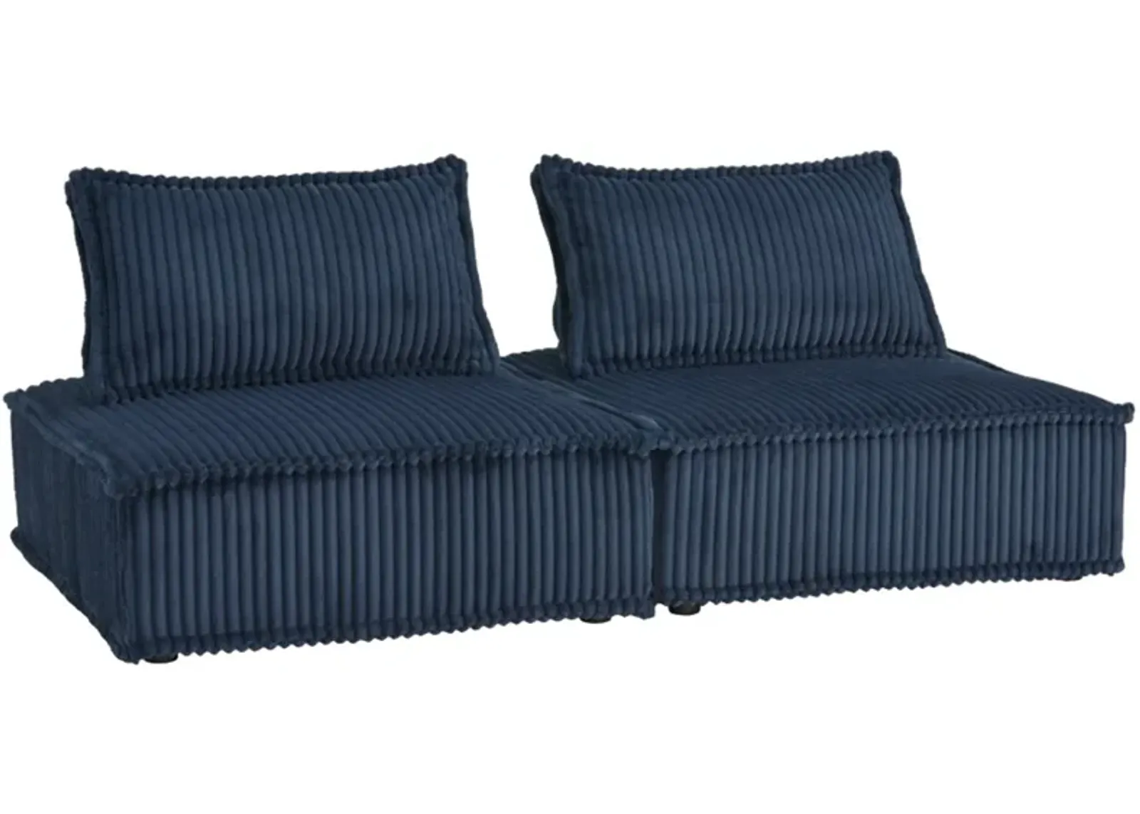 Signature Design by Ashley® Bales 2-Piece Navy Modular Seating