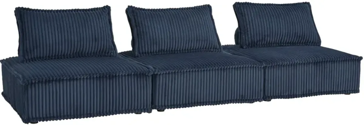 Signature Design by Ashley® Bales 3-Piece Navy Modular Seating