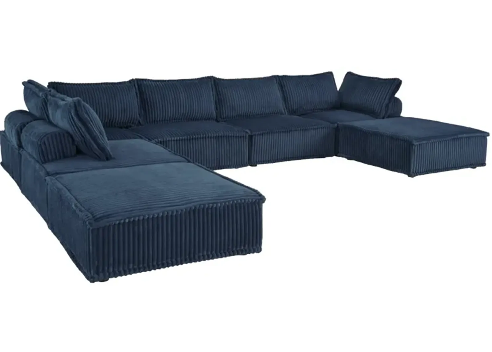 Signature Design by Ashley® Bales 7-Piece Navy Modular Seating