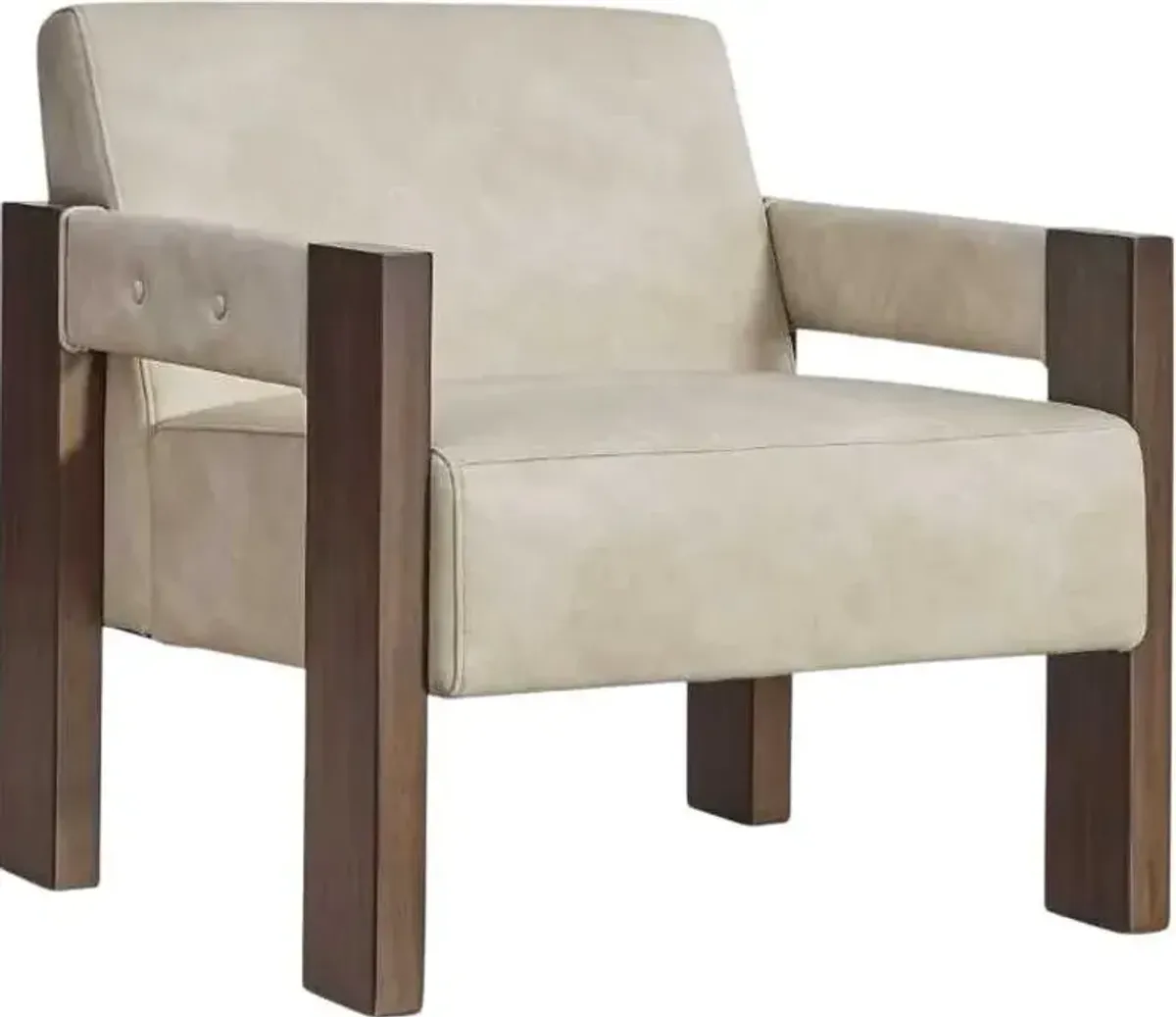 Signature Design by Ashley® Adlanlock Bone/Espresso Accent Chair