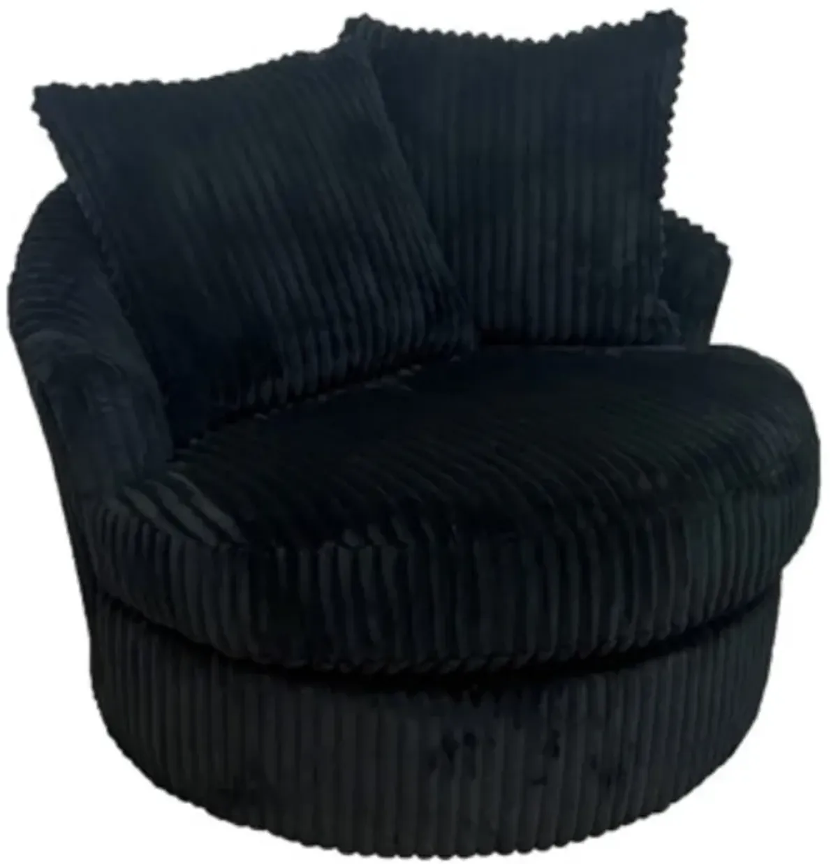 Signature Design by Ashley® Gramwell Onyx Oversized Swivel Accent Chair