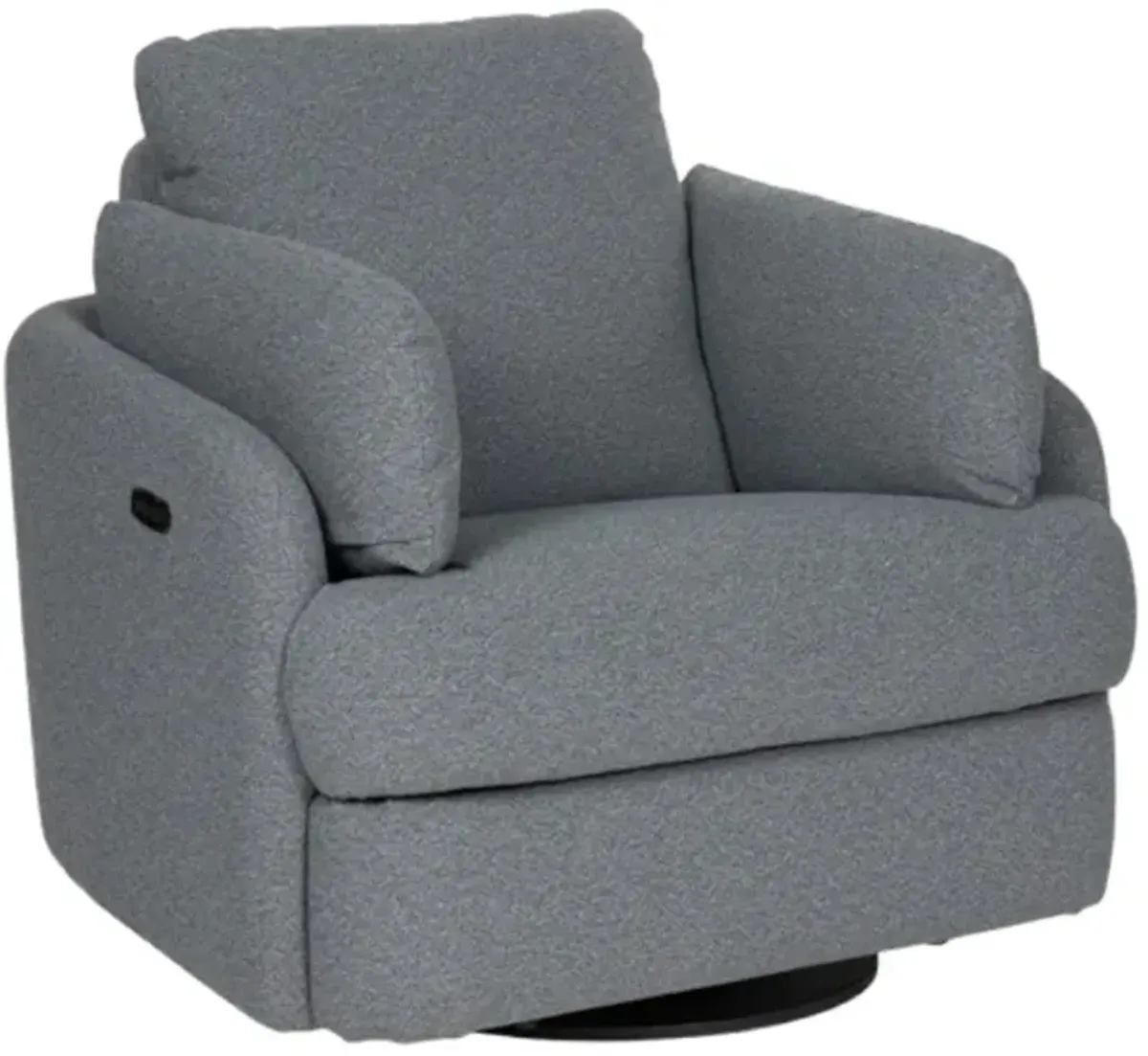 Signature Design by Ashley® Alainmont Pepper/Salt Swivel Power Recliner