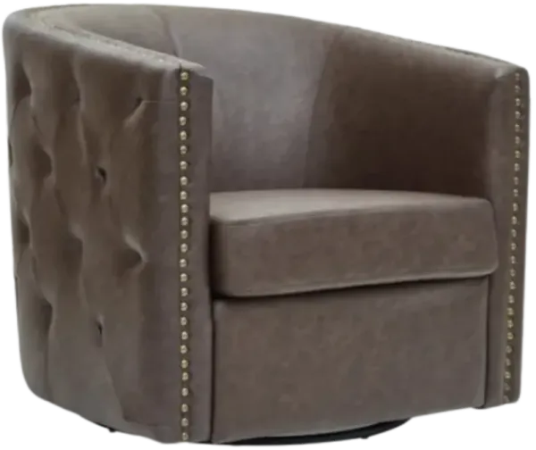 Signature Design by Ashley® Brentlow Granite Swivel Accent Chair