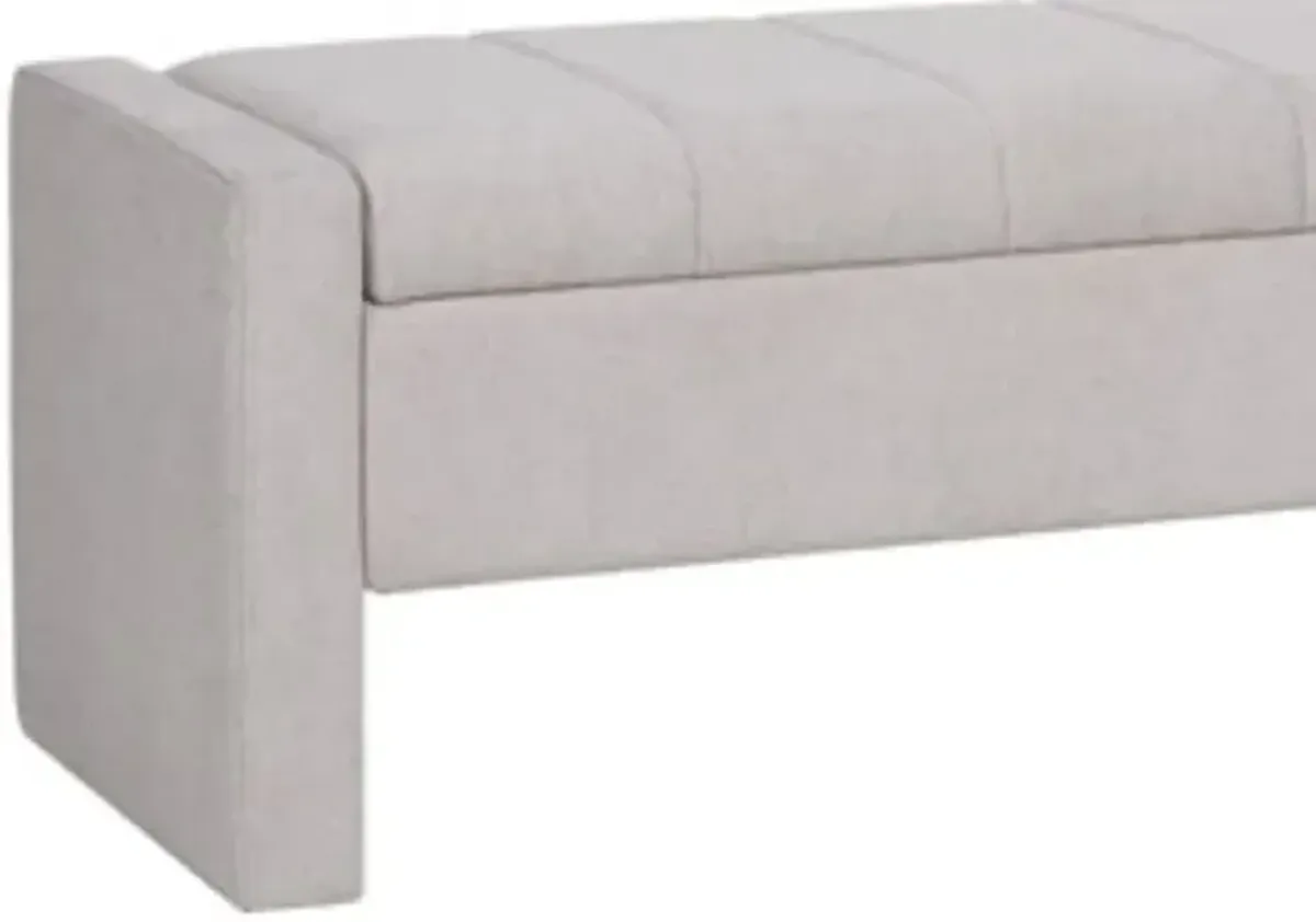 Signature Design by Ashley® Akselman Gray Storage Bench