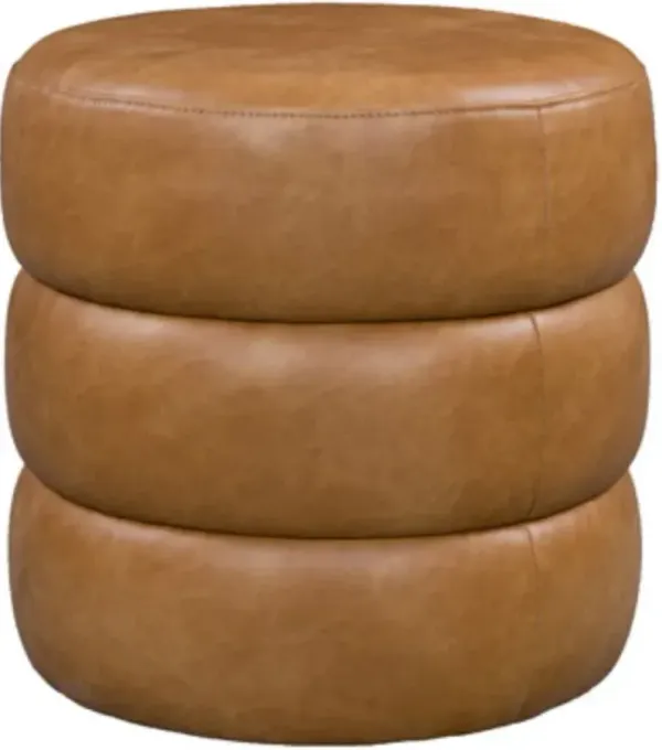 Signature Design by Ashley® Ummi Caramel Swivel Accent Ottoman