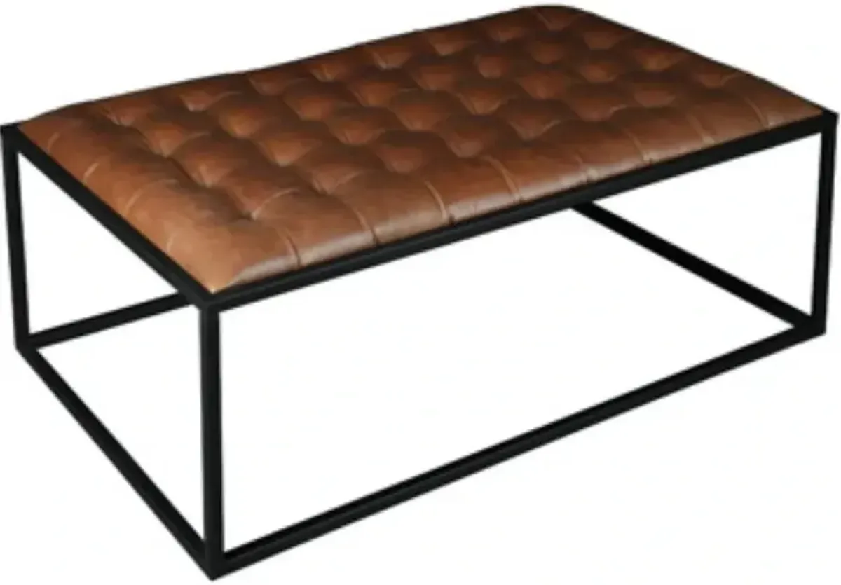 Signature Design by Ashley® Junsor Black/Brown Cocktail Ottoman