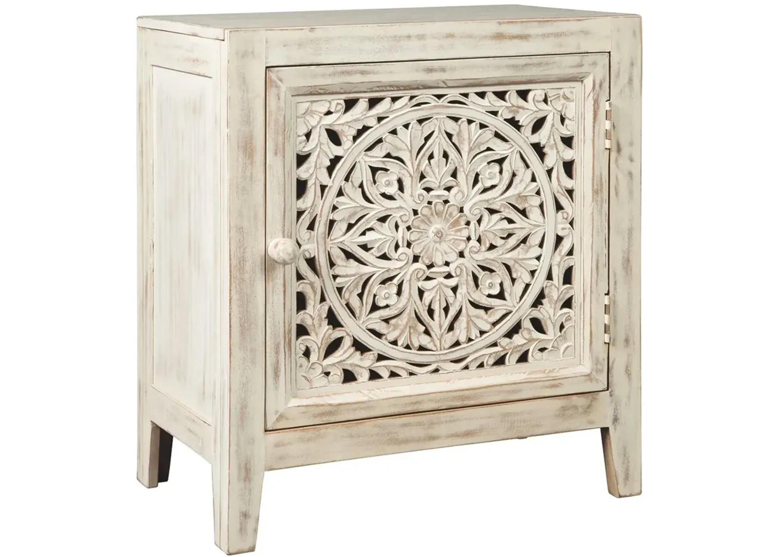 Signature Design by Ashley® Fossil Ridge White Accent Cabinet