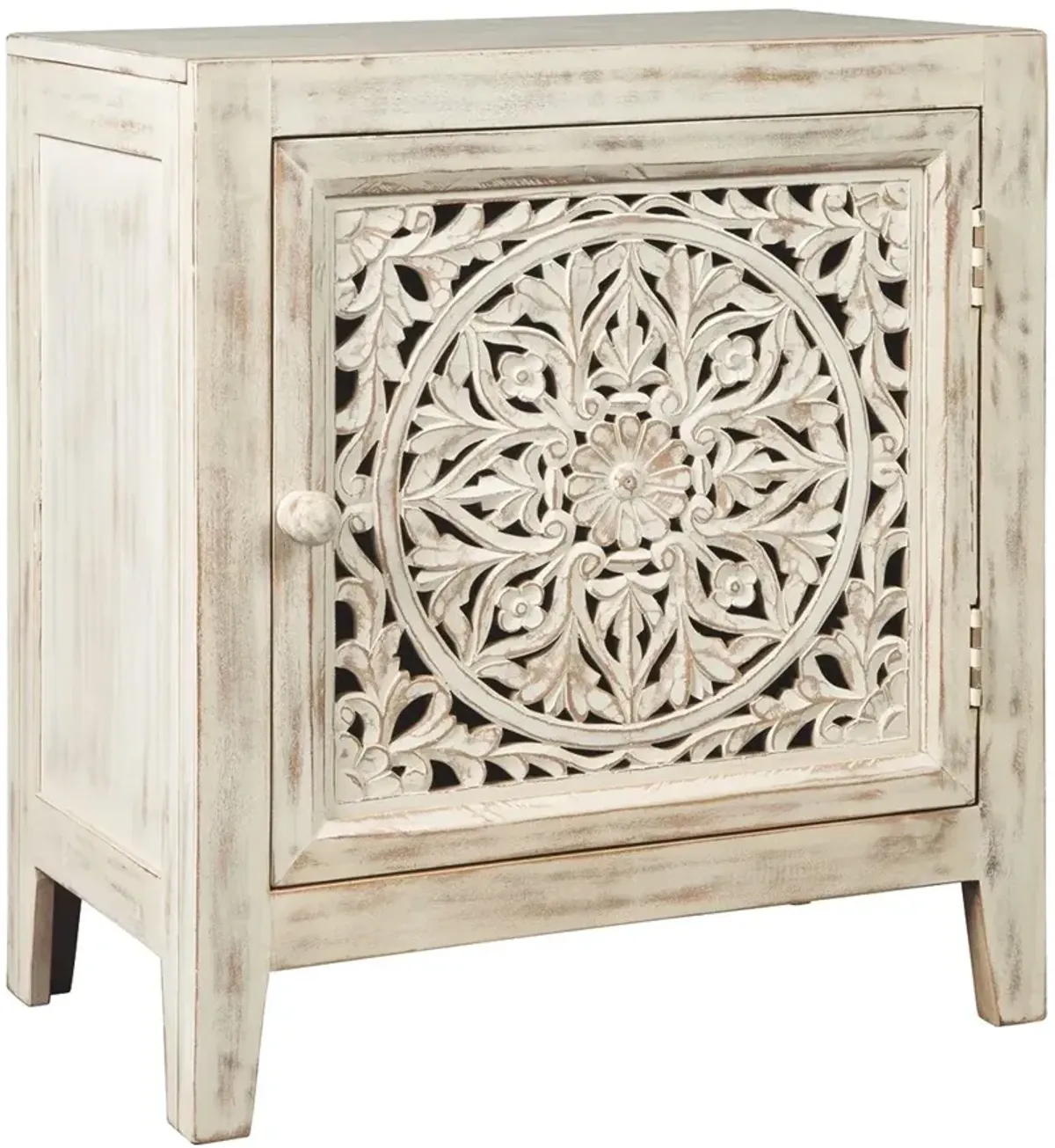 Signature Design by Ashley® Fossil Ridge White Accent Cabinet