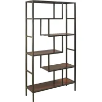 Signature Design by Ashley® Frankwell Brown/Black Bookcase
