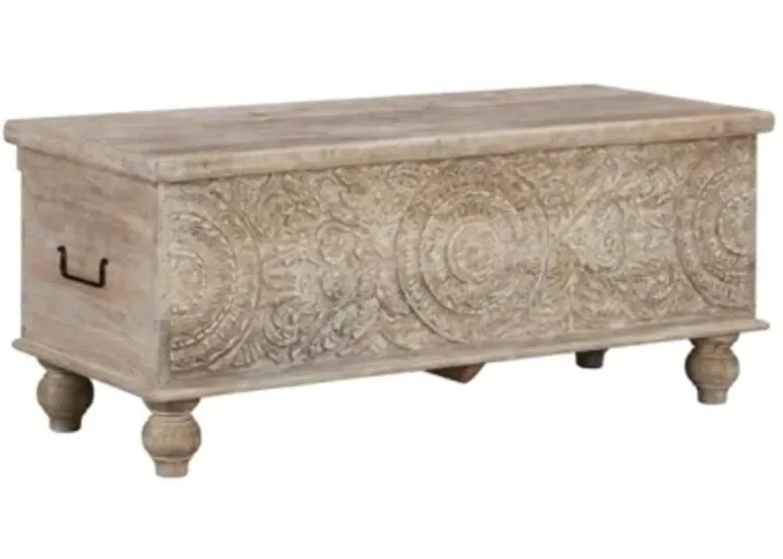 Signature Design by Ashley® Fossil Ridge Beige Storage Bench